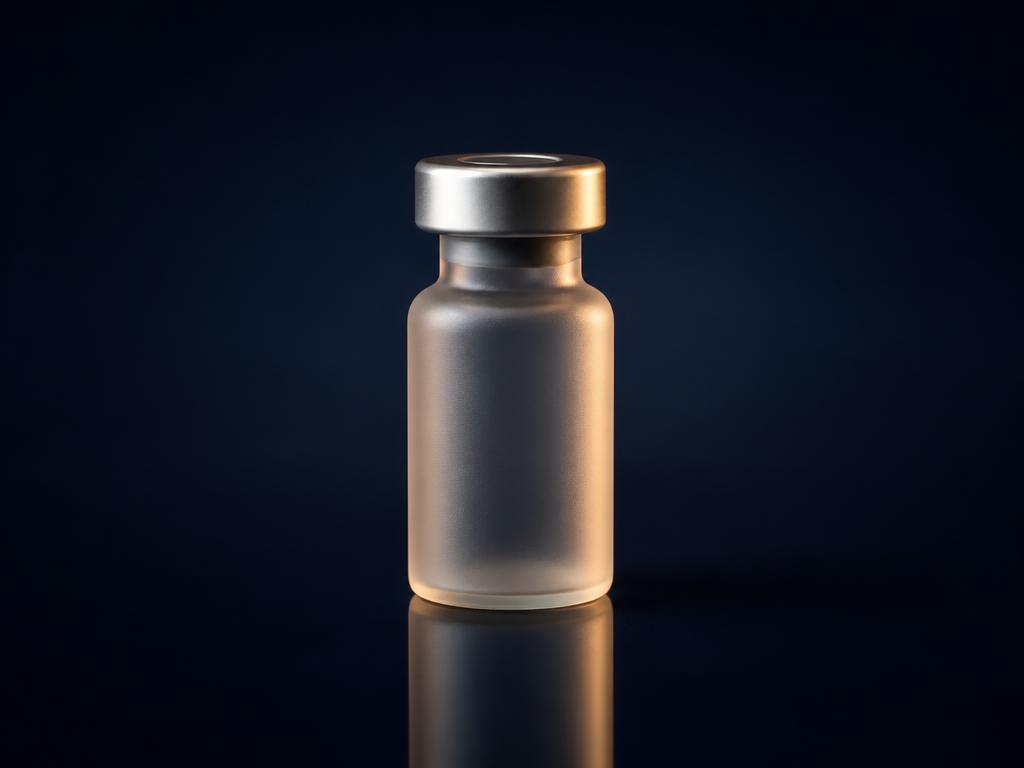 AOD research peptide vial with Altar Peptides label
